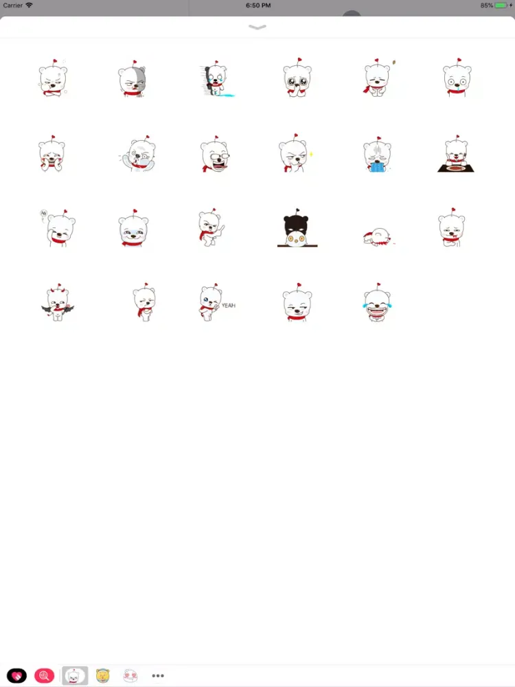 Скриншоты Stuffed Bear Stickers Pack iPad 