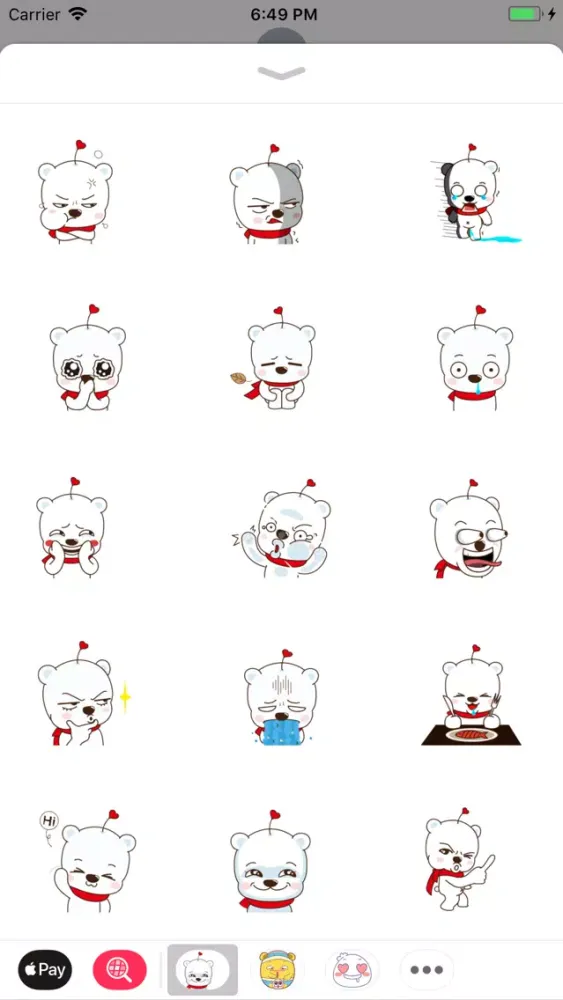 Скриншоты Stuffed Bear Stickers Pack