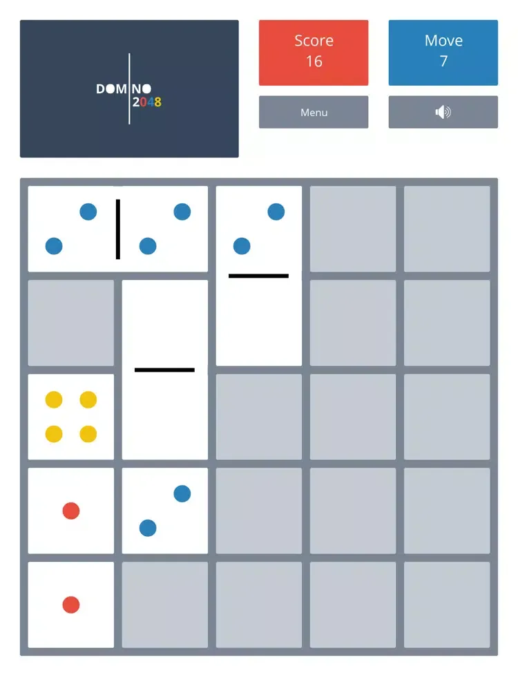 Tangkapan layar Domino 2048 iPad 