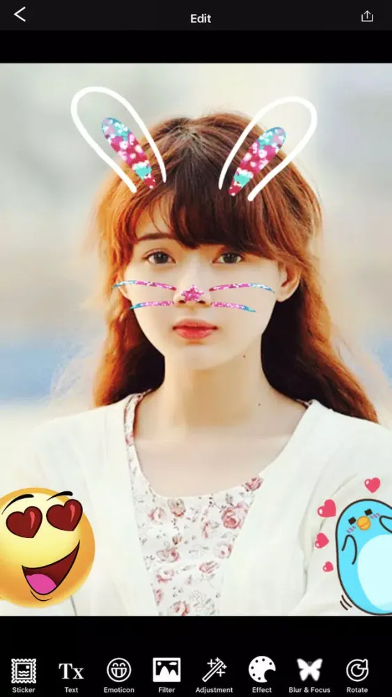 Captures d'écran de Camera Beauty 360 - Photo Editor, Update Stickers