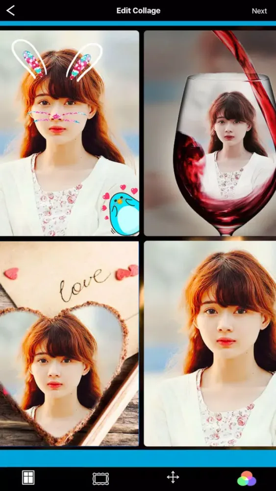 Camera Beauty 360 - Photo Editor, Animal Frames Screenshots