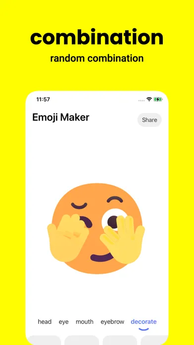 Emoji Maker-Create stickers Screenshots