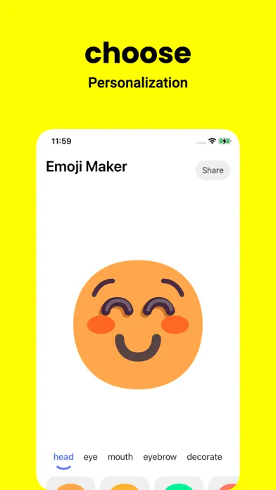 Emoji Maker-Create stickers Screenshots
