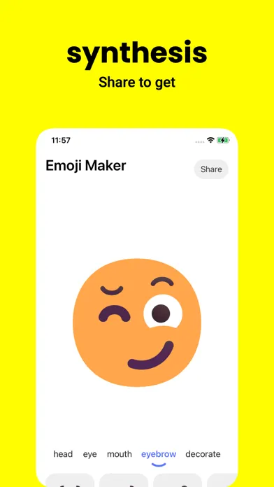 Emoji Maker-Create stickers Screenshots