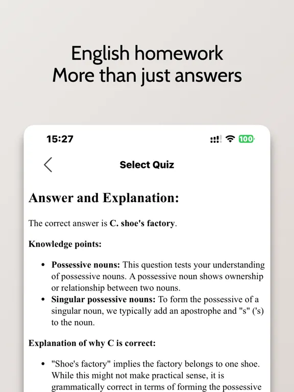 Screenshot di Quizer-Homework answers helper iPad 