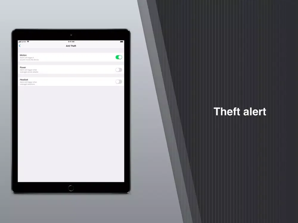 Tangkapan skrin SyScan - report & protection iPad 