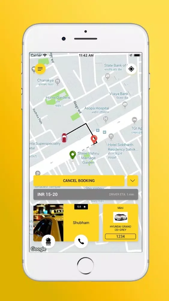 Скриншоты 9 Cabs Customer