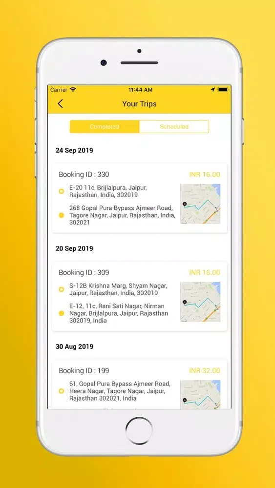 Скриншоты 9 Cabs Customer