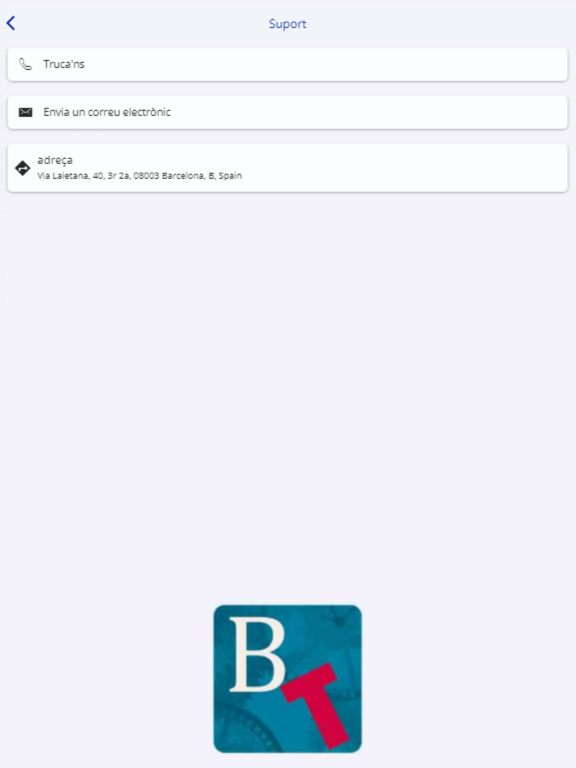 Banc del Temps iPad  سکرین شاٹس