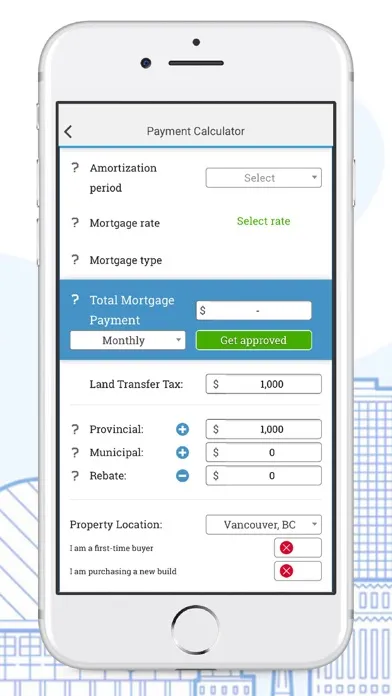 Скриншоты Mortgage Calculator Canada App