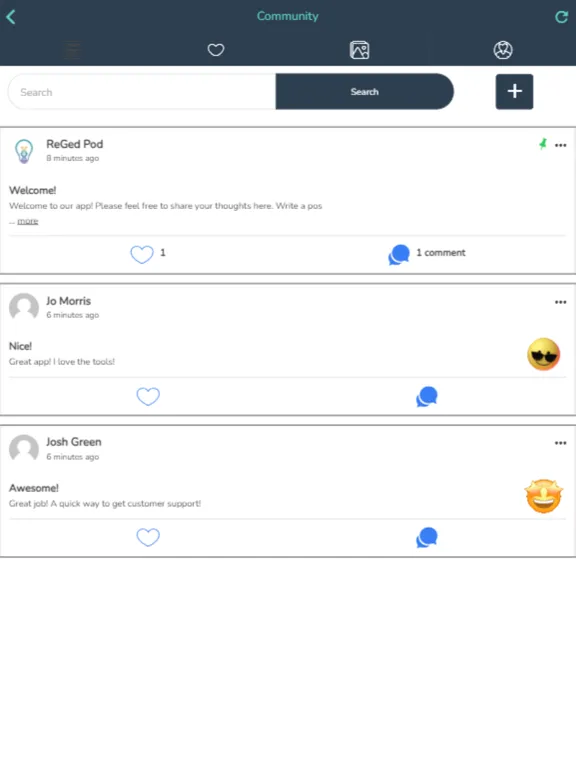 ReGen Pod iPad  Screenshots