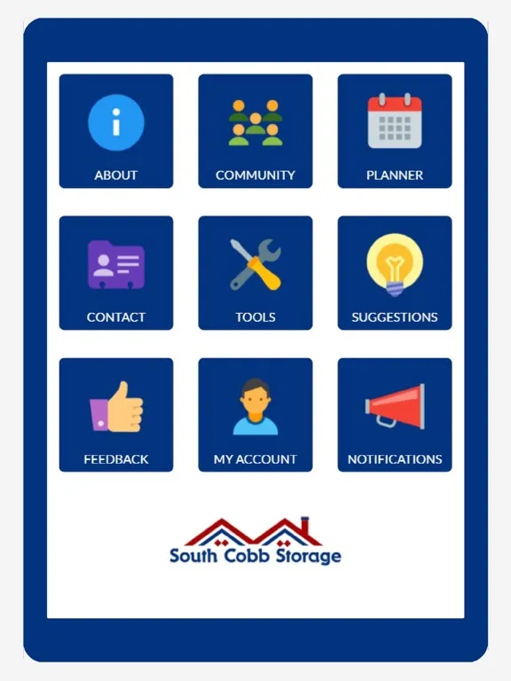 Capturas de tela do South Cobb Storage iPad 
