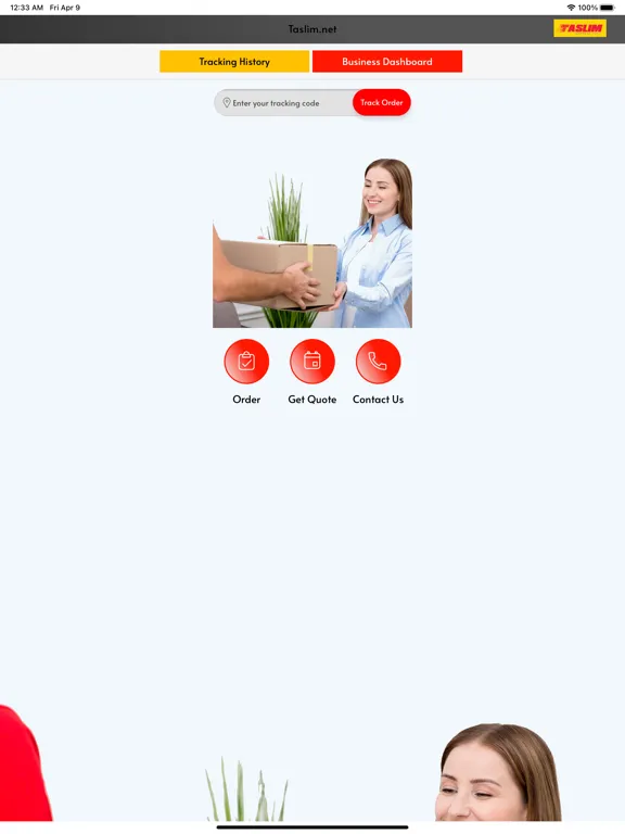 Taslim Express iPad 应用截图