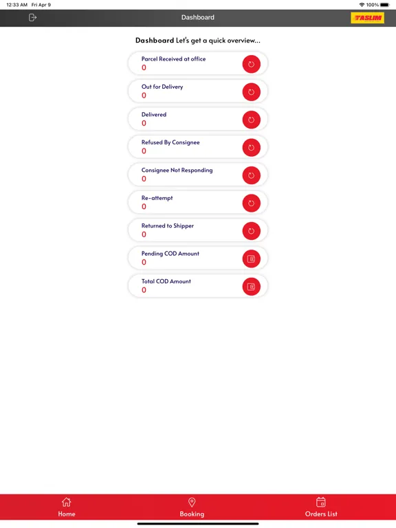 Taslim Express iPad 应用截图