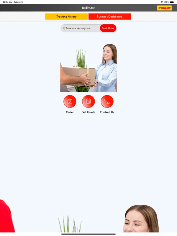 Taslim Express iPad 应用截图