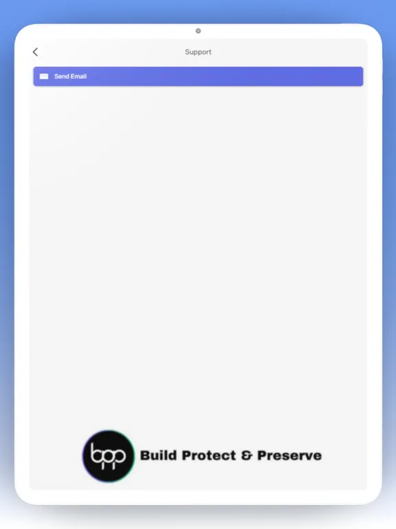 Ảnh chụp màn hình của Team BPP iPad 