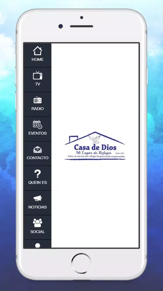 Ảnh chụp màn hình của Casa de Dios Radio y TV