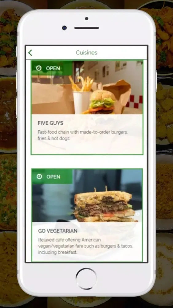 Capturas de tela do The Fast Foodie