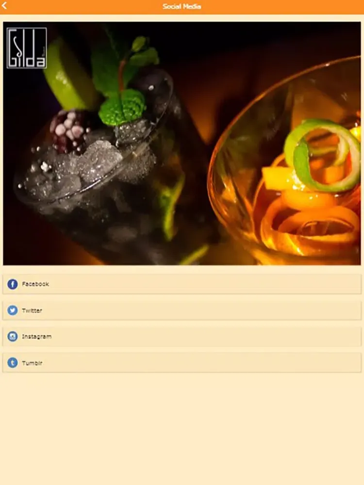 Ảnh chụp màn hình của GILDA TAPAS BARCELONA iPad 