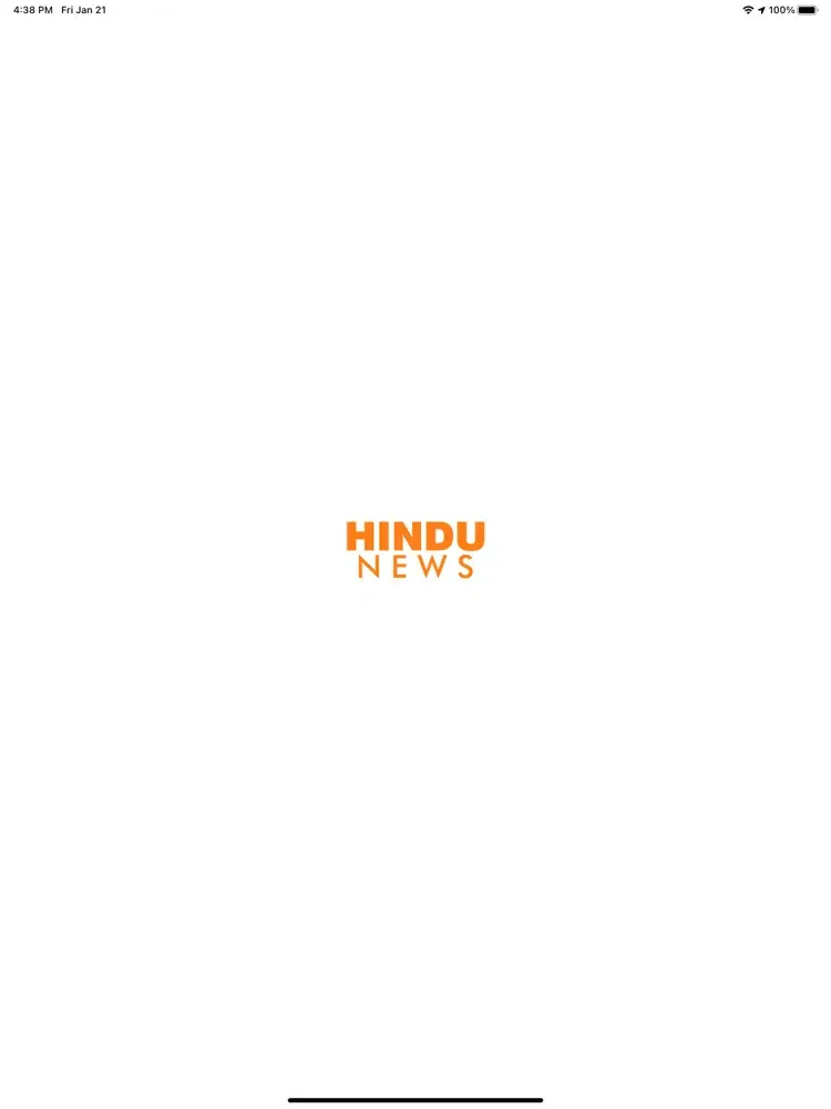 HINDU NEWS iPad  স্ক্রিনশট