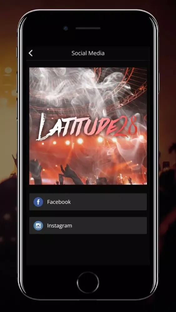 Captures d'écran de Latitude28 Band Phone App