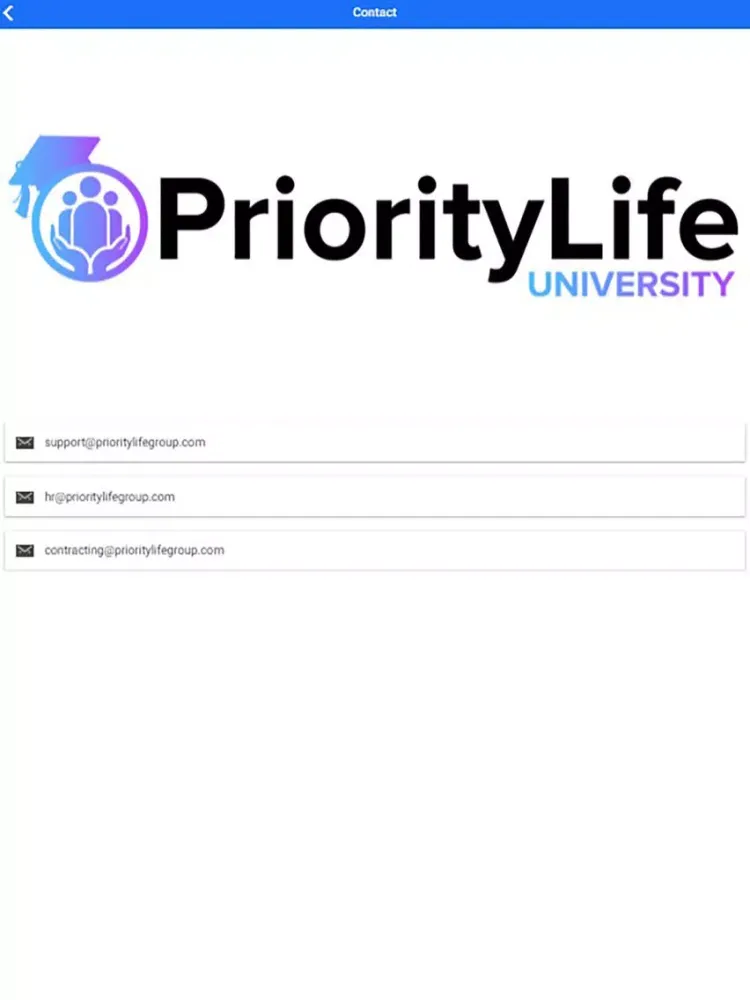PL2G - Priority Life 2 Go iPad  Screenshots