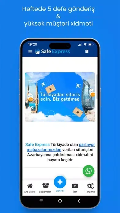 Tangkapan layar Safe Express