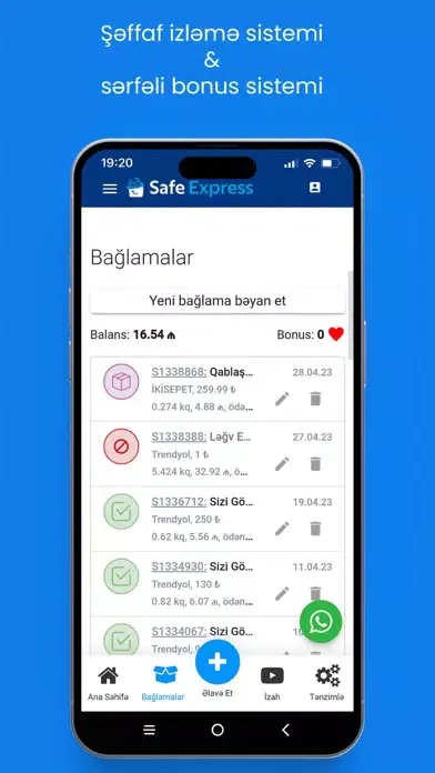 Tangkapan layar Safe Express