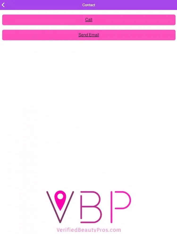 VBP: Verified Beauty Pros Inc. iPad 應用截圖