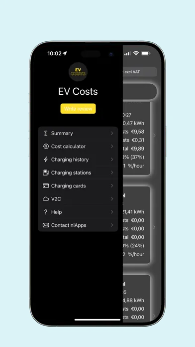Скриншоты EV Costs