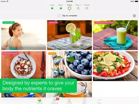 3 Day Cleanse - High Raw Food Meal Plan iPad  Screenshots