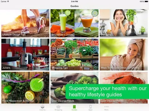 3 Day Cleanse - High Raw Food Meal Plan iPad  Screenshots