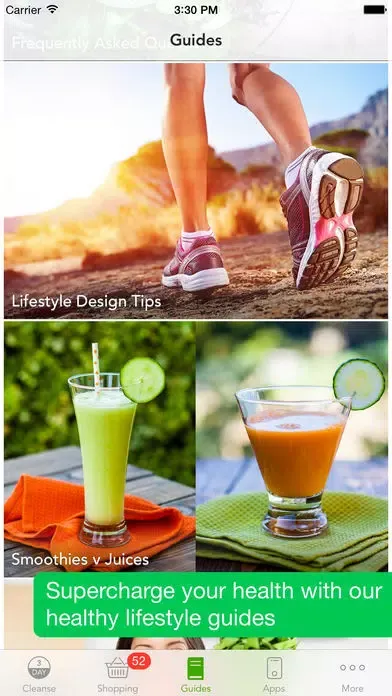 3 Day Cleanse - High Raw Food Meal Plan Screenshots