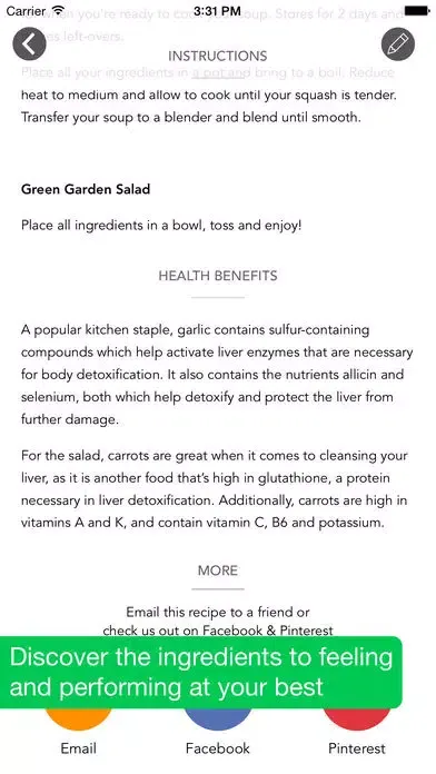 3 Day Cleanse - High Raw Food Meal Plan Screenshots