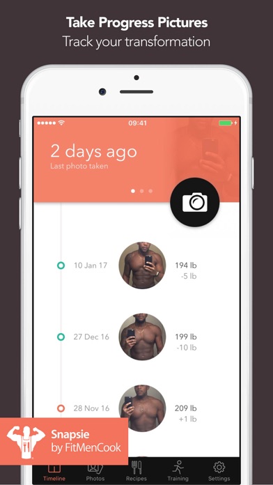 صور Snapsie - Take progress pictures