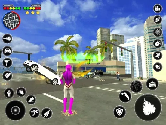Spider Gangster: City Hero iPad  سکرین شاٹس