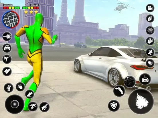 Spider Gangster: City Hero iPad  سکرین شاٹس
