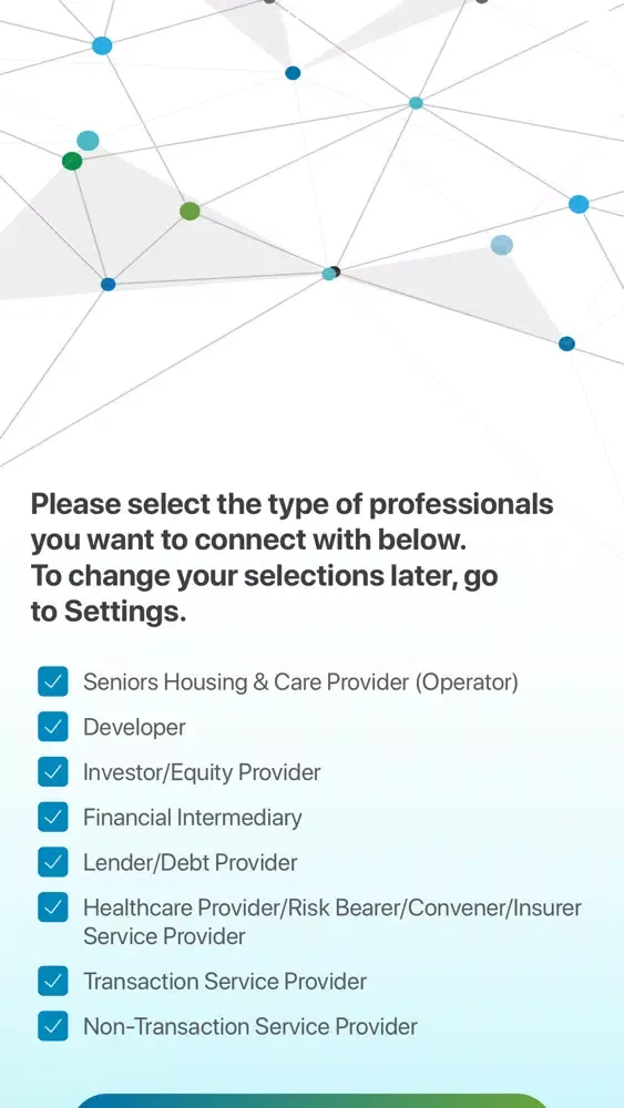 NIC Community Connector Swipe Screenshots