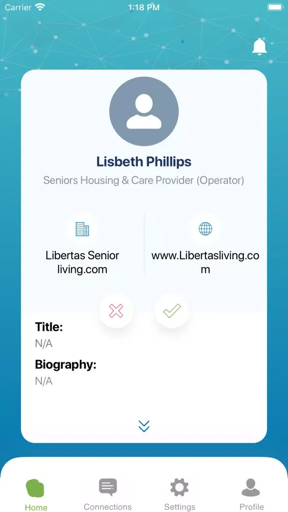 NIC Community Connector Swipe Screenshots
