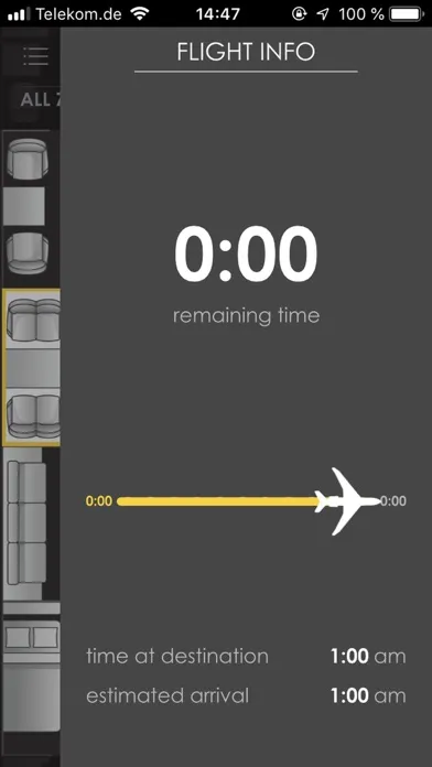 Global 7500 Cabin Control Screenshots