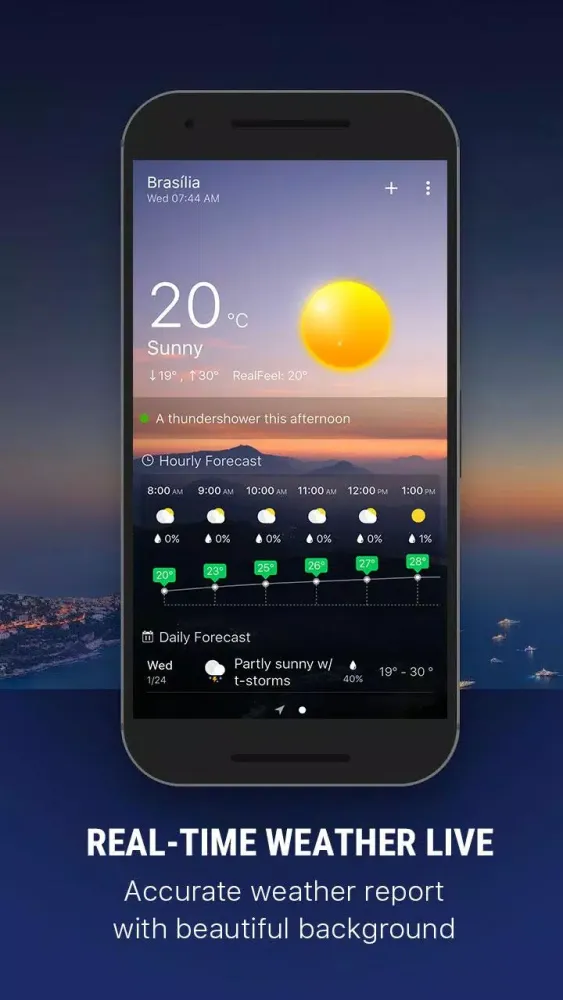 ภาพหน้าจอของ Weather