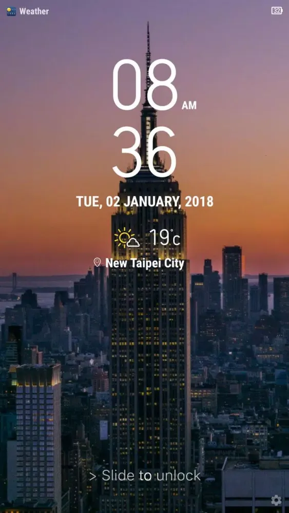 ภาพหน้าจอของ Weather