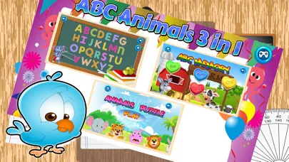 ABC Tracing Letters A To Z - Clan Of Animals سکرین شاٹس