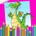 My Pet Dragon Coloring Book For Kids : Learn To Paint Little Dragon Cartoon And Monster Picture Free