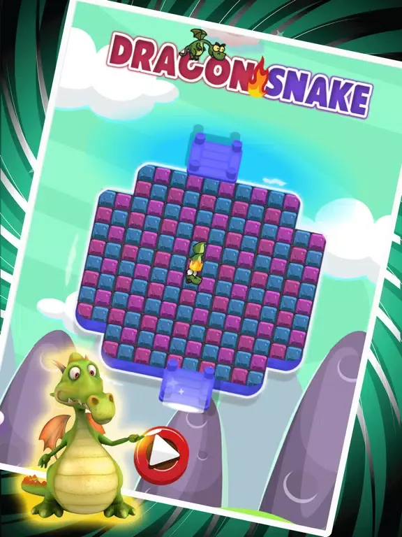 Slither Dragon Snake And Block iPad  Screenshots