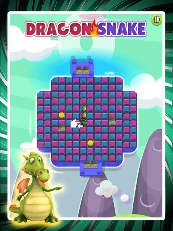 Slither Dragon Snake And Block iPad  Screenshots