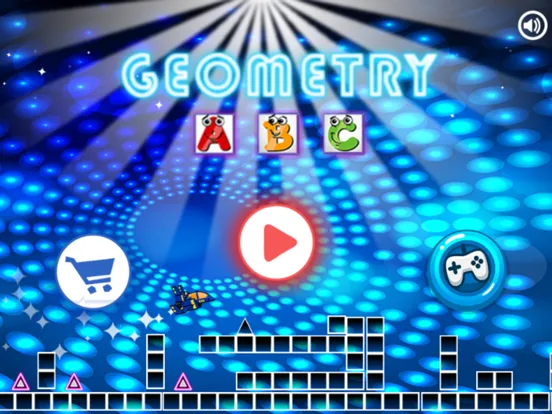 Geometry ABC Neon Dash World : Run & Dancing Line iPad  स्क्रीनशॉट