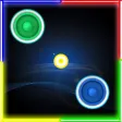 Neon Air Hockey Glow In The Dark Space Table Game