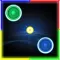 Neon Air Hockey Glow In The Dark Space Table Game