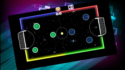 Capturas de pantalla de Neon Air Hockey Glow In The Dark Space Table Game